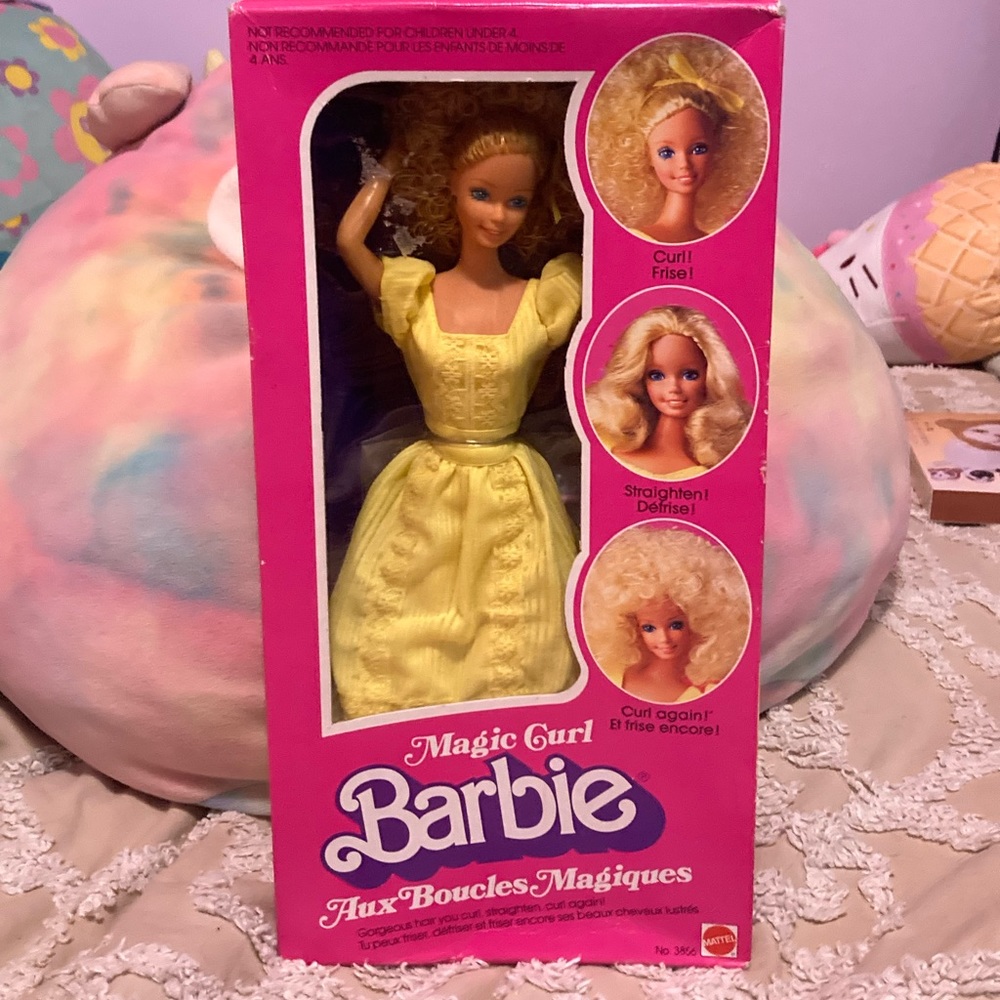 Brand New in Box Magic Curl Barbie 1981